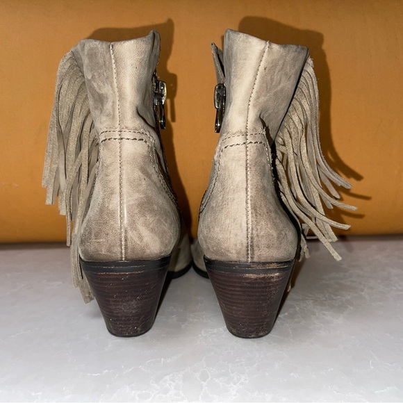 Sam Edelman Louie Ankle Boots with Fringe - Picture 6 of 10